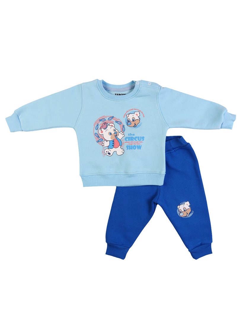 زيركون بيجامة شتوي لحديثي الولادة - 1256 - Image 1