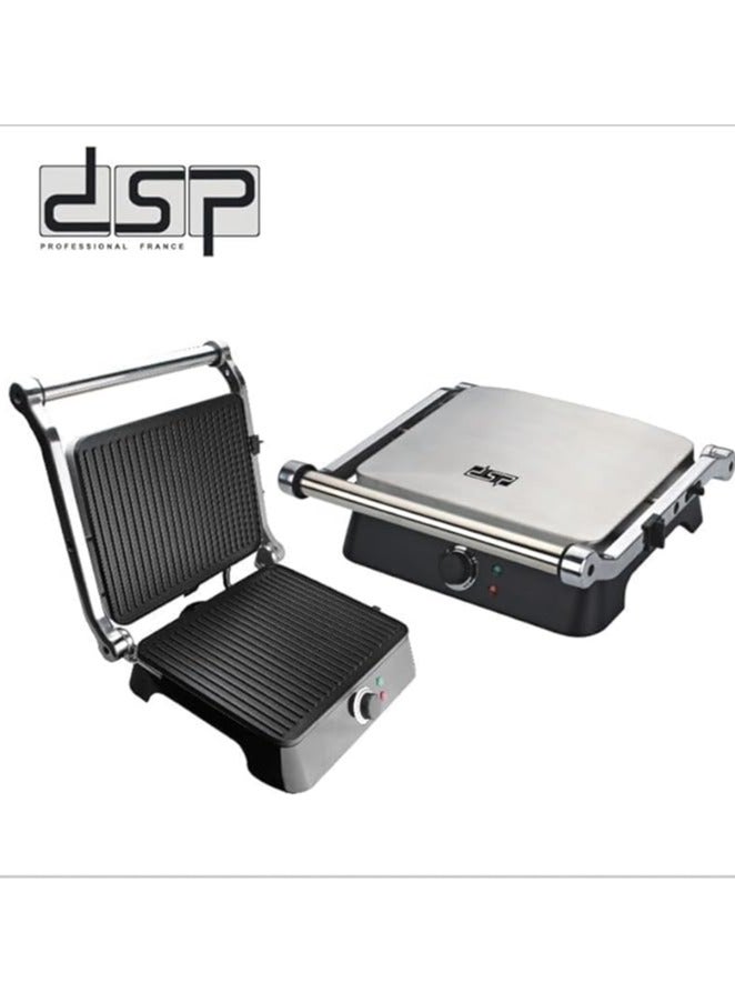 دي اس بي شواية كهربائية DSP KB1001 بقوة 1400 وات باللون الأسود*الفضي  - Image 2
