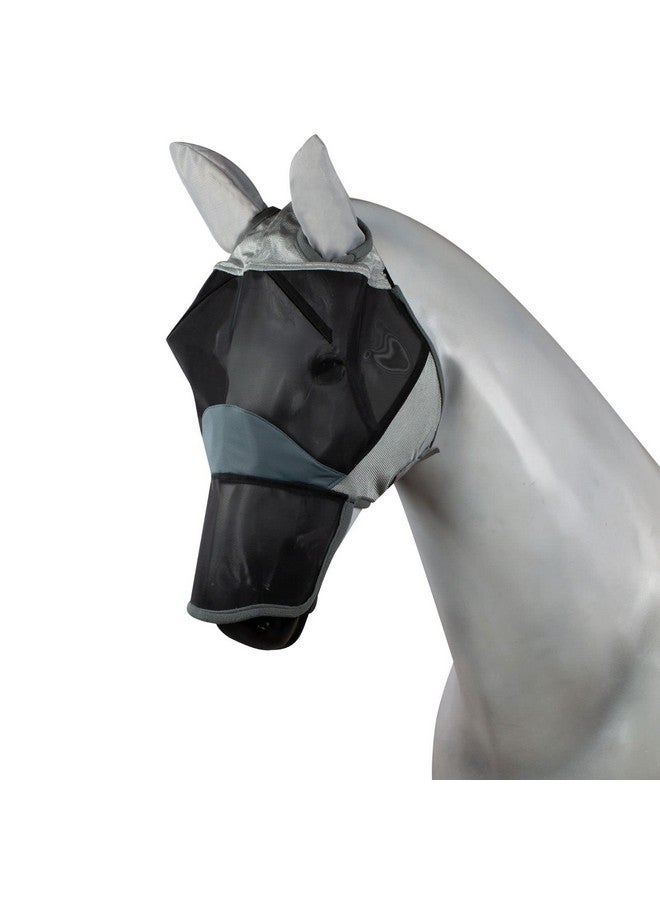 هورز قناع هورز إيرا الناعم المصنوع من البوليستر بعامل حماية من الأشعة فوق البنفسجية 25 للحشرات والذباب - رمادي - وارم بلود - Image 2