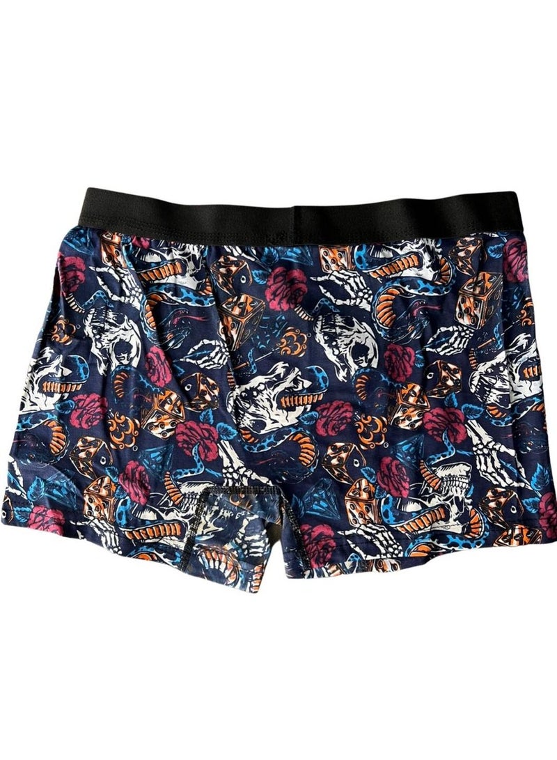 VENTIUP Men's 6 Pieces Cotton Patterned Boxer Brief (Pack of 6 )  - Image 3