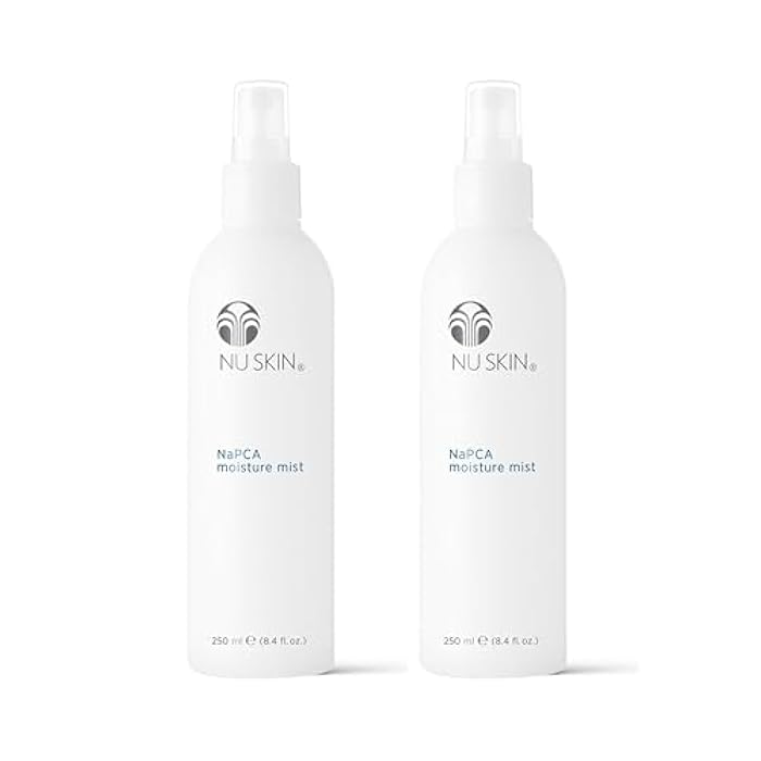 Nu Skin NaPCA Moisture Mist | Revitalizing Moisturizer & Cooling Mist with Hyaluronic Acid | Hydrating Spray for Face, Body & Hair | Sodium PCA for All Skin Types | 8 oz | 2 Pack - Image 1