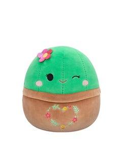 Squishmallows شادي الصبار في وعاء بطول 7.5 بوصة + مارسيلوس الصبار ذات الأذرع، لعبة دمى كيللي توي المرخصة رسميًا، لعبة ناعمة ملونة، هدية للأطفال، الفتيات والأولاد، لعبة قابلة للغسل وطرية متعددة الألوان لجميع الأعمار  - Image 1