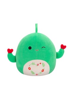 Squishmallows شادي الصبار في وعاء بطول 7.5 بوصة + مارسيلوس الصبار ذات الأذرع، لعبة دمى كيللي توي المرخصة رسميًا، لعبة ناعمة ملونة، هدية للأطفال، الفتيات والأولاد، لعبة قابلة للغسل وطرية متعددة الألوان لجميع الأعمار  - Image 3