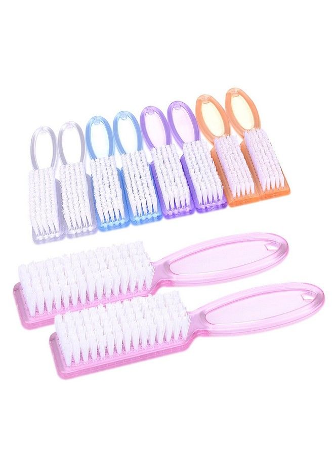 Yesker Handle Nail Hand Scrubbing Cleaning Brush10 Pcs - Image 2