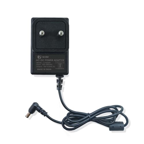 7-Seven 7SEVEN® 19V 0.84A Adapter for Lg Monitor Ads-15Fsg-19 19015Gpg-1 Ads-40Fsg-19 Supportable for Lg 18.5 Inch 19 Inch 21.5Inch 22Inch 24Inch 27Inch Monitors, Black - Image 1