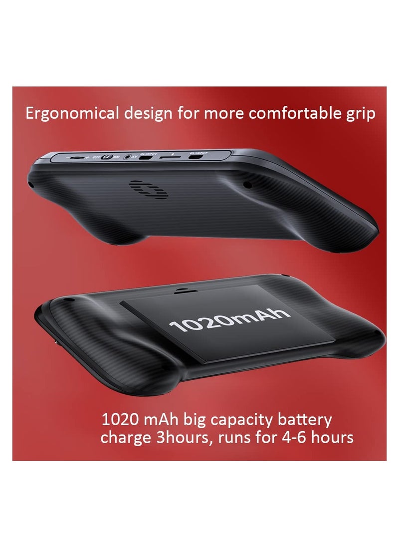 Excefore - Retro Handheld Game Console for Kids Adults, Mini Game Player Preload 4849 Games, 3.5'' Display Portable Game Machine with 2 Gamepads, Support 2 Players Save Progress and Connect to TV - Image 1