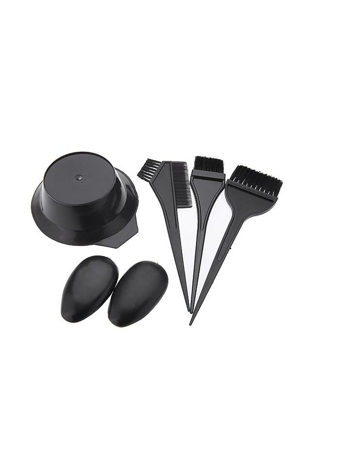 ORiTi 5Pcs Hairdressing Brushes Bowl Combo Salon Hair Color Dye Tint Tool Set Kit - Image 4