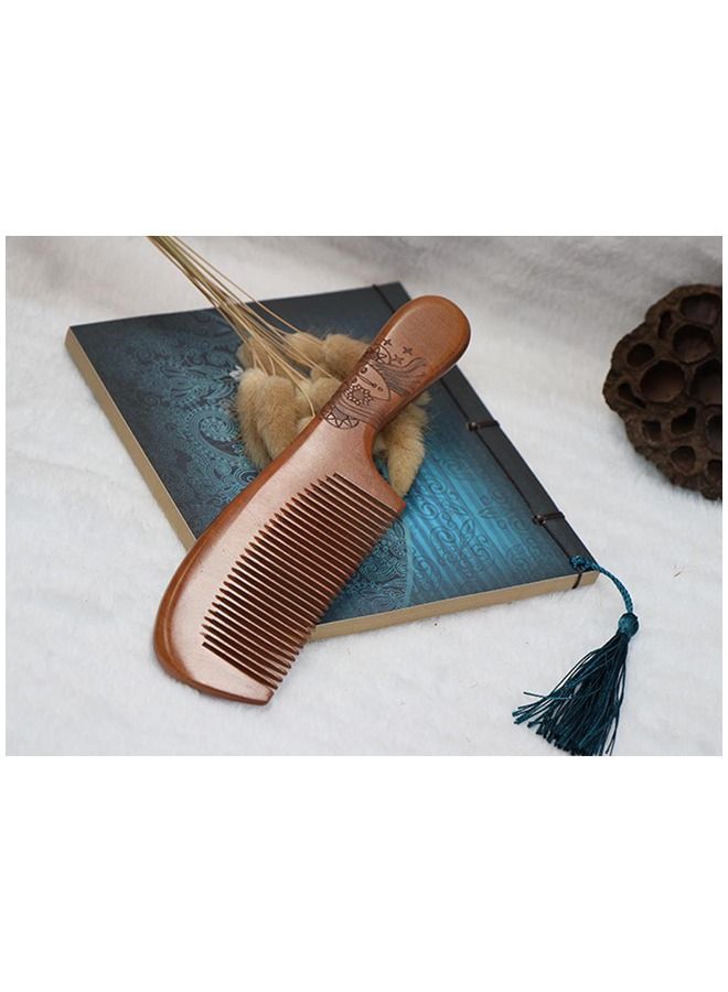 Umiwin Hair Comb Wood Anti-Static Hair Brush Comb 15cm - Image 2