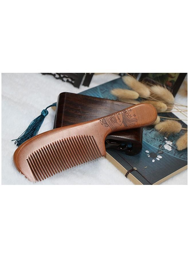 Umiwin Hair Comb Wood Anti-Static Hair Brush Comb 15cm - Image 3