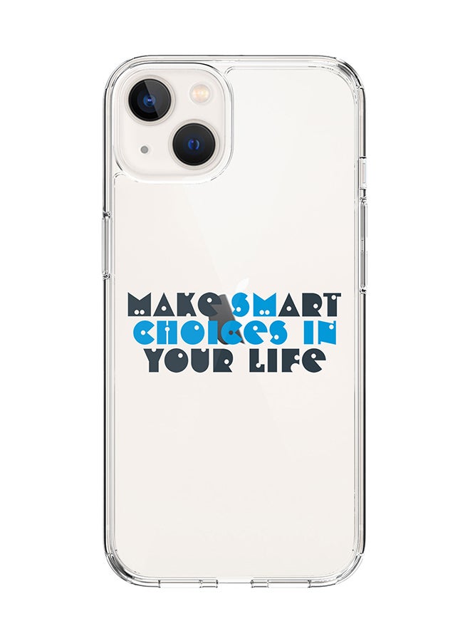 Stylizedd Classic Clear for Apple iPhone 14 Case Hybrid Soft Cover Flexible Edges Anti Drop TPU PC Gel Thin Transparent Cover [ Designed for Apple iPhone 14 ] - Make Art Your Life