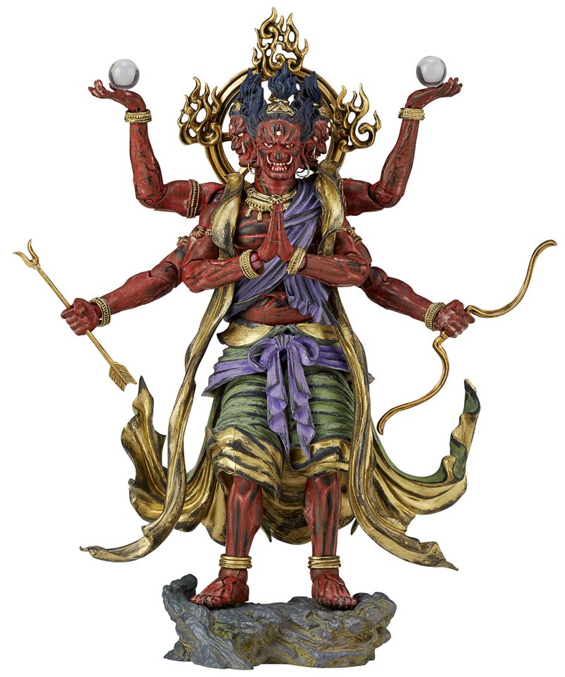 Kaiyodo Kt Project Kt025 Takeya Style Jizai Okimono Ashura Edition Action Figure - Image 4