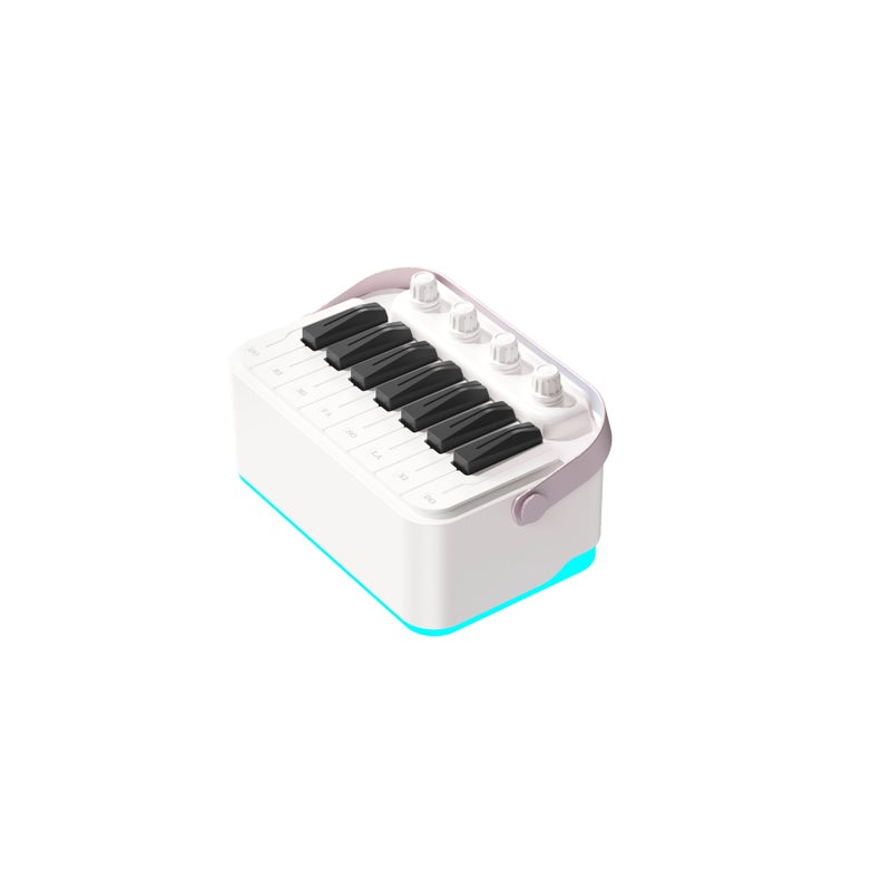 New Product Piano Bluetooth Sound Atmosphere Night Light Sound Subwoofer Smart Home Creative Bluetooth Small Speaker - Image 1