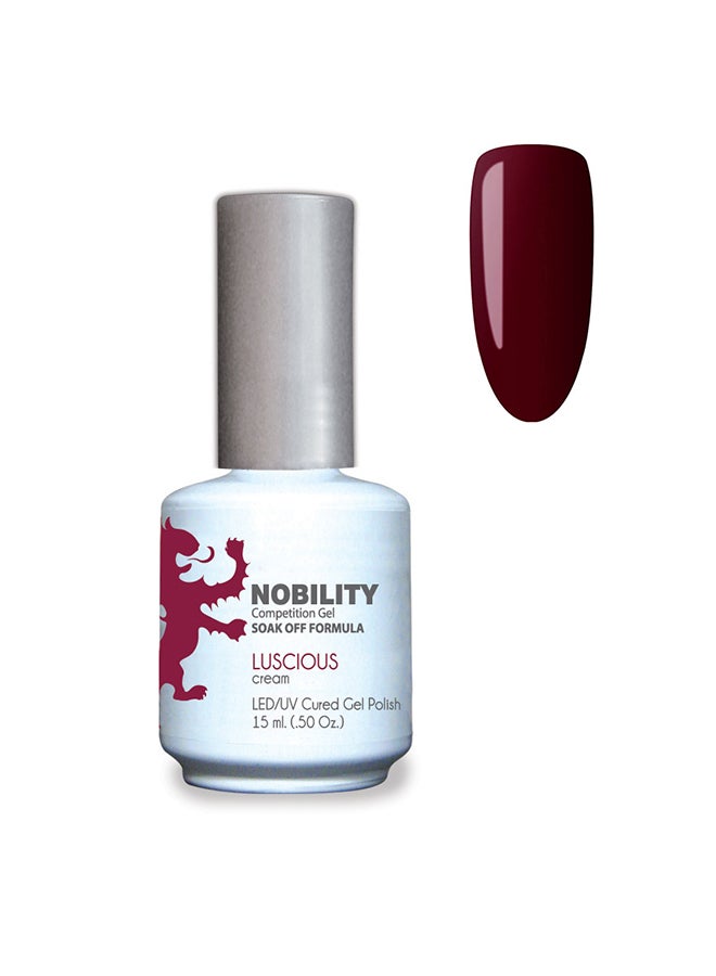 Lechat طلاء أظافر جل 15 مل، يدوم طويلاً، مقاوم للتشقق، يتطلب التجفيف تحت مصباح الأشعة فوق البنفسجية Luscious Nbgp36