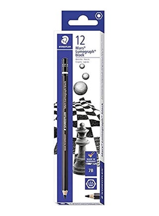 7B Pencils Box - 12 Pieces Black