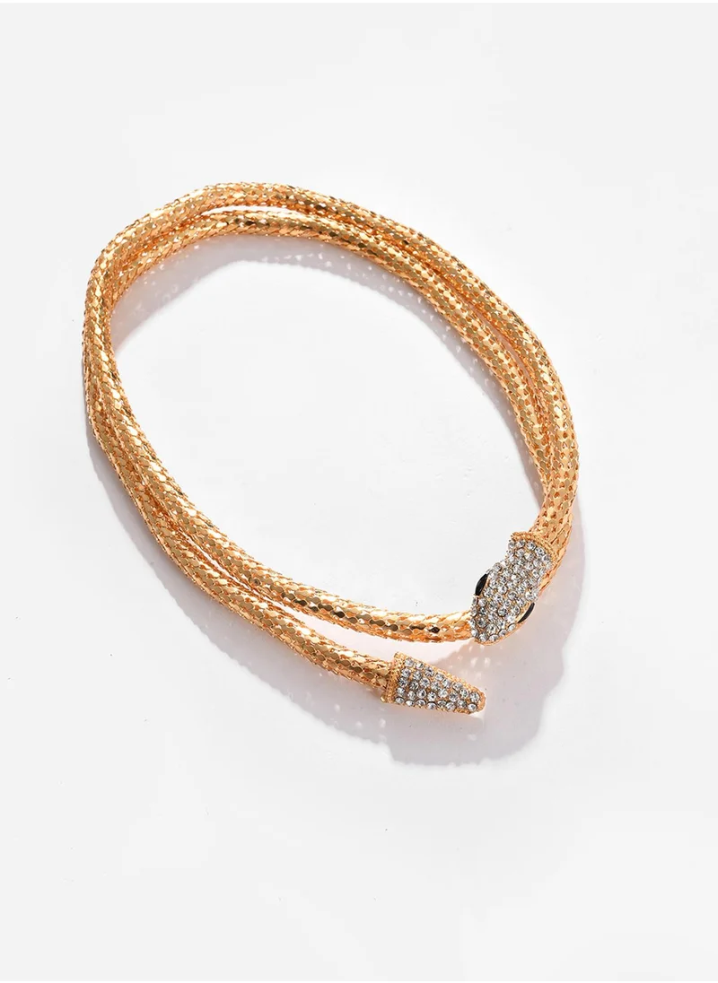 SOHI White Contemporary Necklace