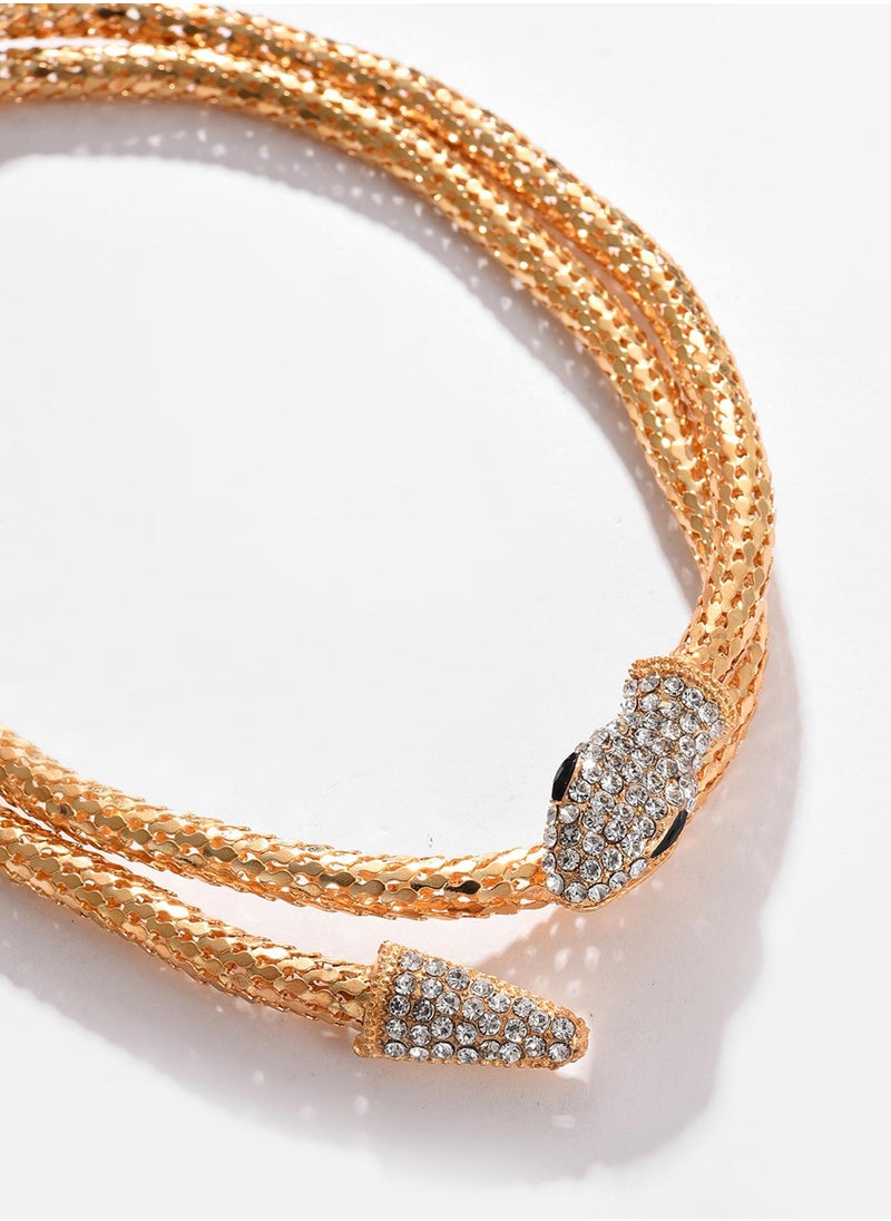 SOHI White Contemporary Necklace  - Image 3