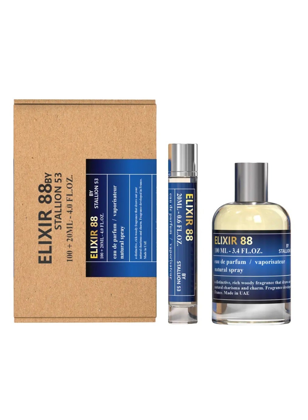 Elixir 88 By Stallion 53 Eau De Parfum For Unisex - 100 + 20 ML