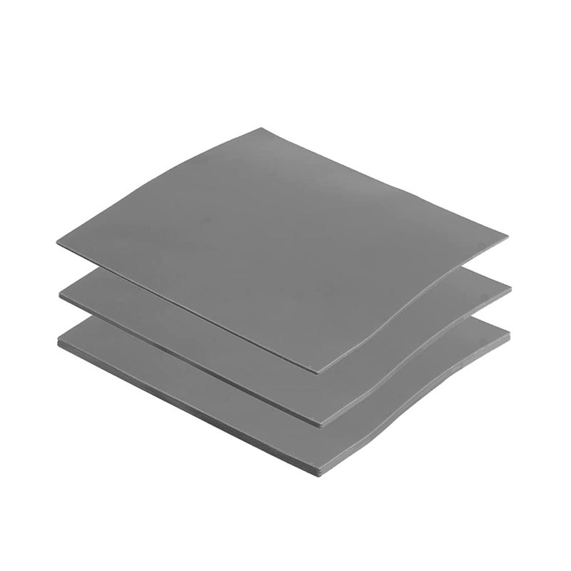 OwlTree 3 Pack Thermal Pad,100x100mm 0.5mm 1mm 1.5mm Highly Efficient Thermal Conductivity 12.8W/mK,Heat Resistant Silicone Grease Thermal Pads for Laptop Heatsink CPU GPU SSD IC LED Cooler - Image 1