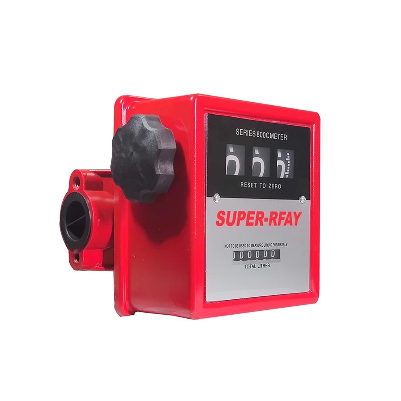 YFIXTOOL 1" Mechanical Fuel Meter 19-75 (5-20 GPM) Aluminum Diesel Gasoline Flow Meter - Image 1