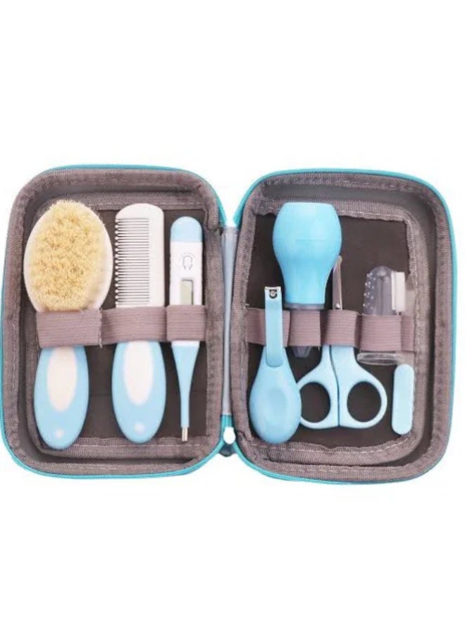 Chicco Complete Baby Care Set - Newborn Essentials in Blue (8 Pieces) - Image 1