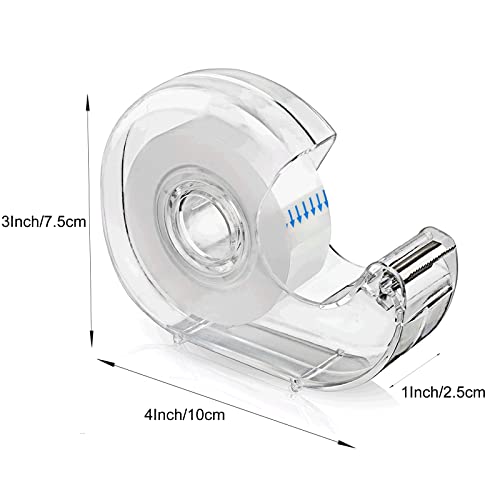 KIDMEN Transparent Tape,Clear Tape for Office,Home,School,5 Dispensered Rolls,0.7 x 1300 Inch - Image 2