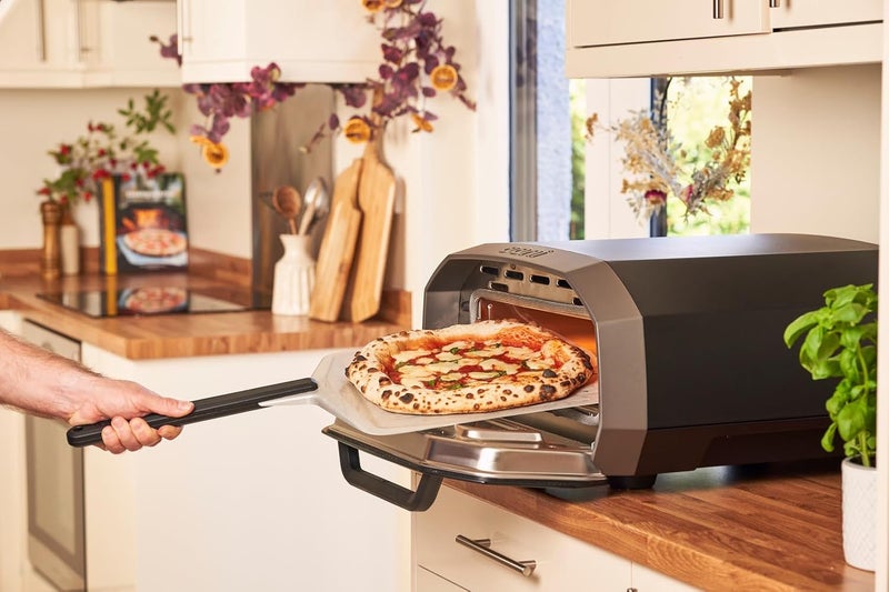 ooni مقلاة بيتزا من الألمنيوم 12 بوصة - مقلاة خفيفة الوزن 12 بوصة مع مقبض طويل، محول بيتزا مستطيل - Image 2