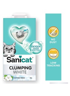 Sanicat Sanicat Clumping White Cotton 10L  - Image 2