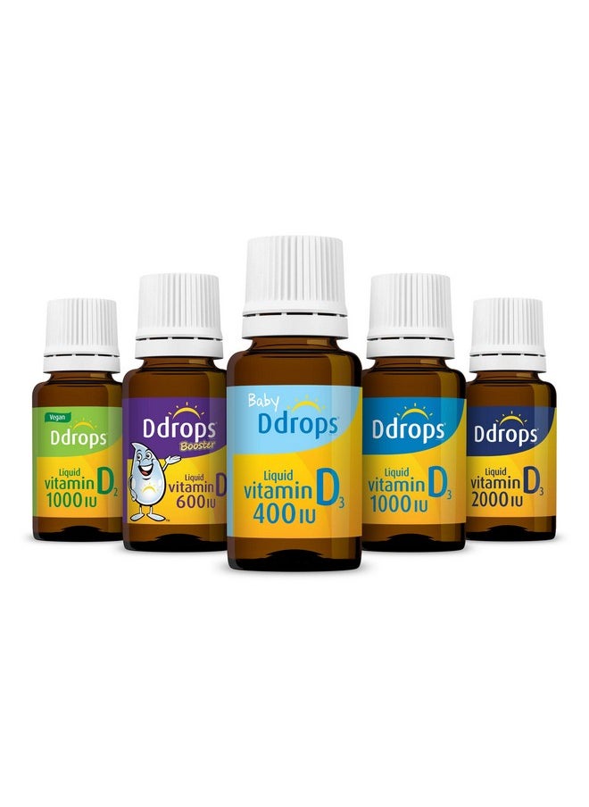 Ddrops Adults 1000 Iu 180 Drops Liquid Vitamin D. Supports Strong Bones & Immune System. No Large Capsules No Preservatives Nongmo Allergyfriendly  - Image 5