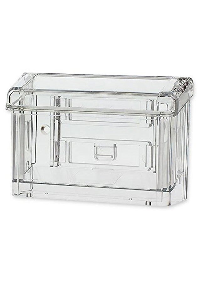 SOURCEONE.ORG Source One Premium Outdoor Business Card Holder Peel and Stick Clear Unbreakable" Take One" Sticker Included - Image 2