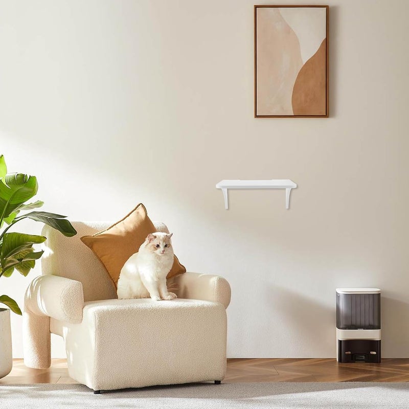 FAVOMOTO Wall-Mounted Storage Shelf for Small Spaces, 29cm Single-Layer Floating Shelf, Indoor Wall Organizer for Living Room and Kitchen - Image 2