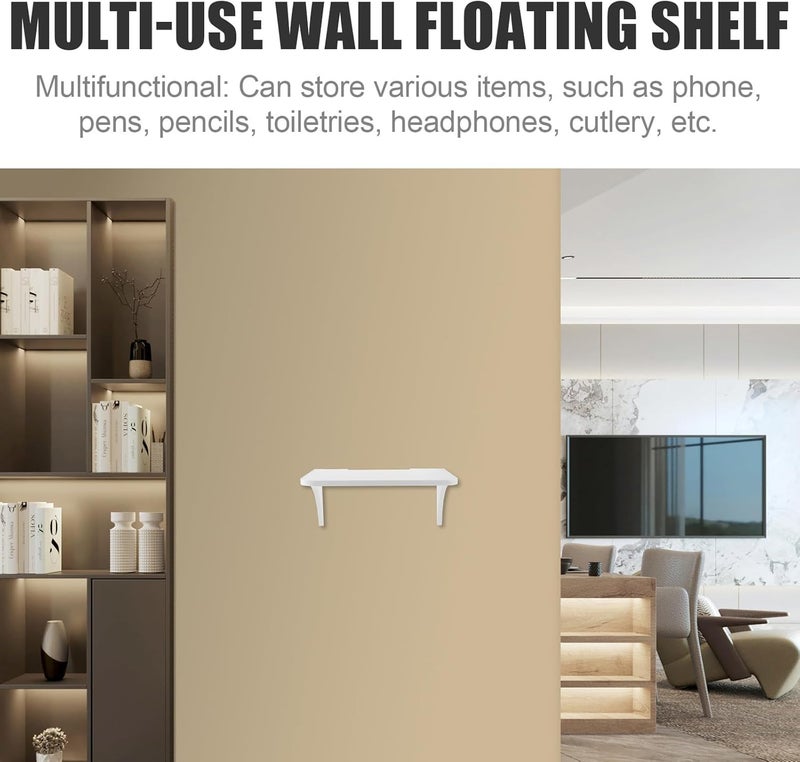 FAVOMOTO Wall-Mounted Storage Shelf for Small Spaces, 29cm Single-Layer Floating Shelf, Indoor Wall Organizer for Living Room and Kitchen - Image 4
