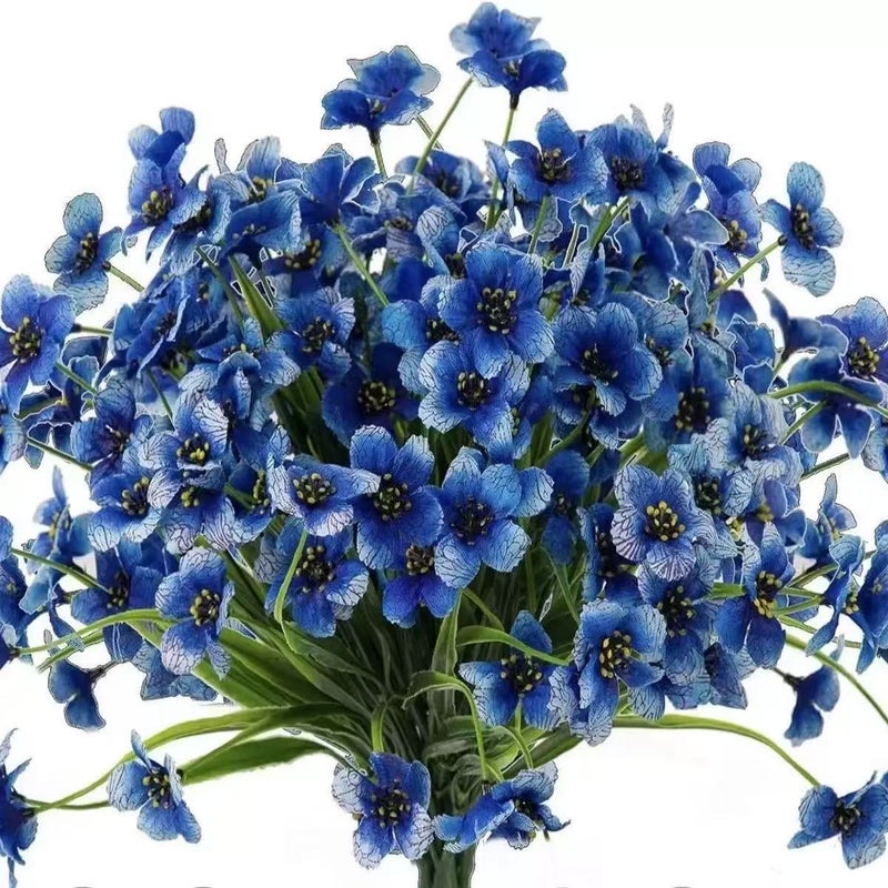 Cross-Border Noon Best-Selling Artificial Eucalyptus Violet Spring Grass Flower Garden Decoration