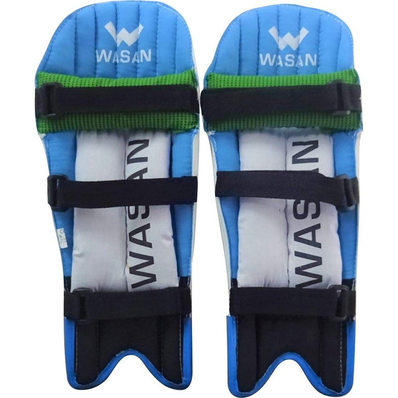 Wasan Cricket Batting Legguard Pads XXS | Kids Cricket Pads RH & LH | Boys 4–8 Years White | PVC Junior Protective Gear with Adjustable Straps - Image 2