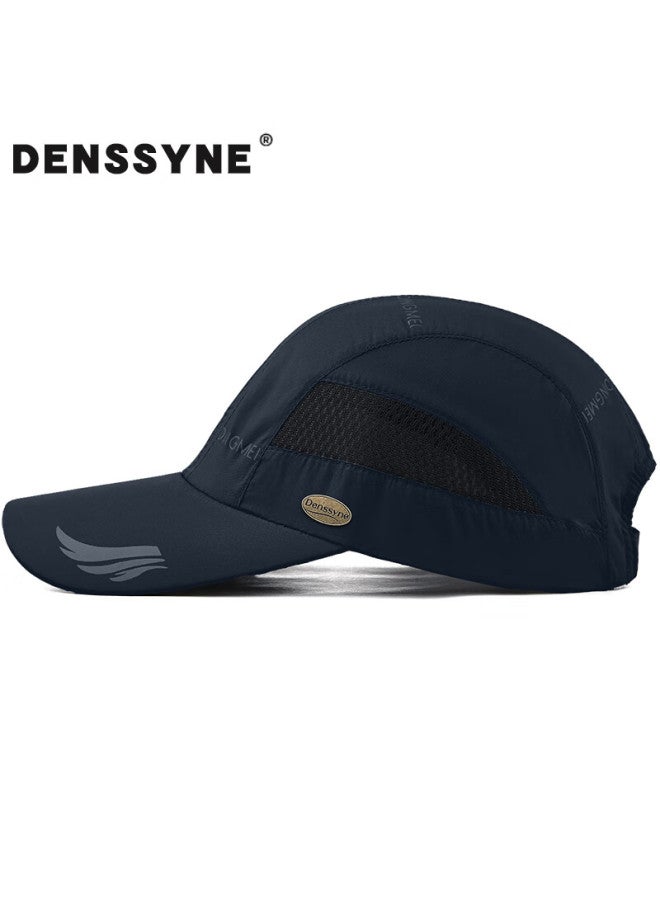 Denssyne Quick Dry Mesh Baseball Cap For Men, Summer Sun Hat For Marathon Running Sports, Breathable And Sun Protection - Image 2