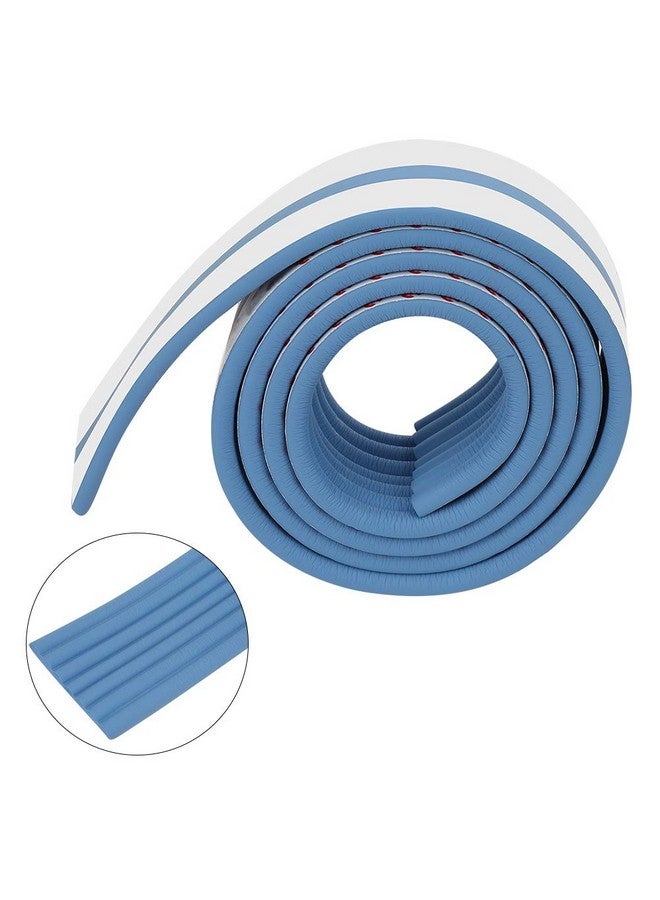 DOACT vertical crib bumper thick baby proof foam table protectors for protector guard padded bumpers kids wall padding tape toddler cover proofing fireplace mantel corner (Blue)  - Image 4