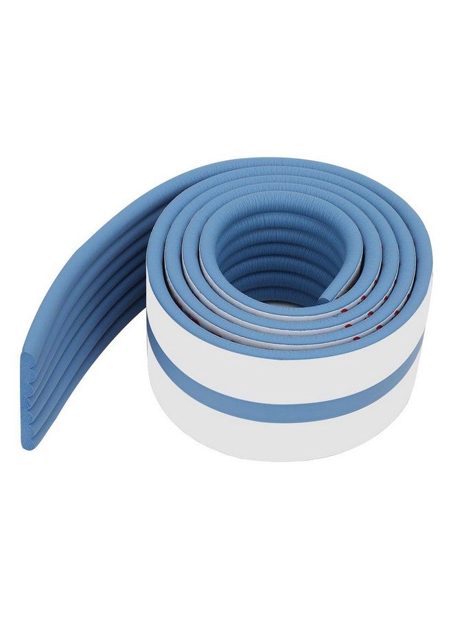 DOACT vertical crib bumper thick baby proof foam table protectors for protector guard padded bumpers kids wall padding tape toddler cover proofing fireplace mantel corner (Blue)  - Image 3