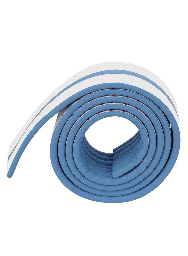DOACT vertical crib bumper thick baby proof foam table protectors for protector guard padded bumpers kids wall padding tape toddler cover proofing fireplace mantel corner (Blue)  - Image 1