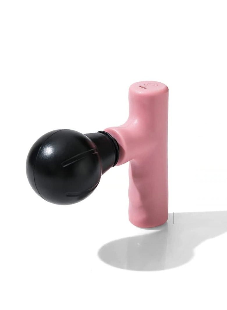 Generic Electric Mini Fascial Gun Professional Portable Massage Gun Back Massager Guns For Pain Relief Body Neck Relaxation Massager（Pink）  - Image 1