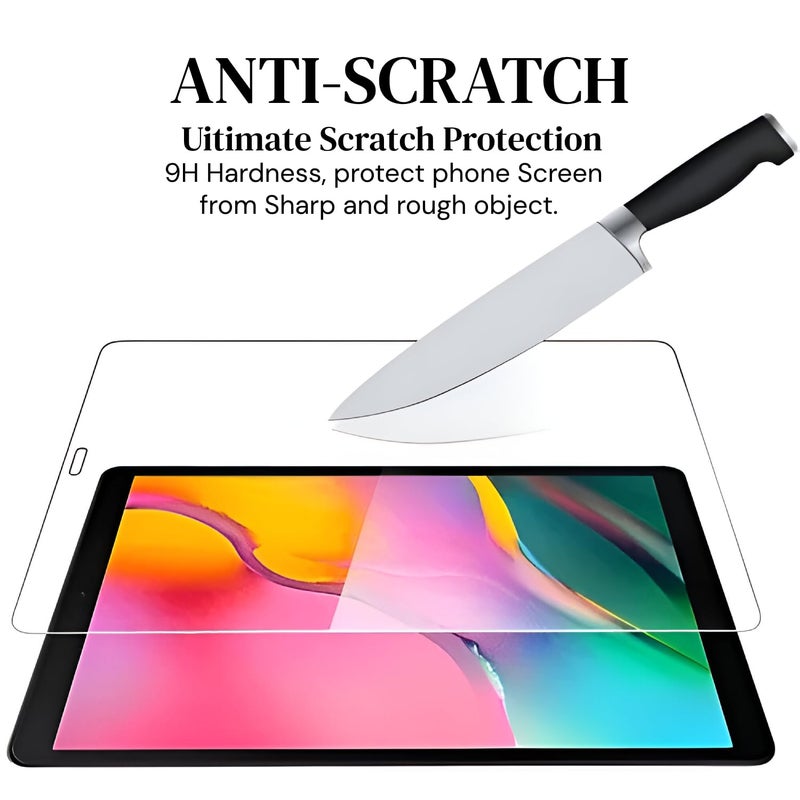 SPCORE Samsung Tab A 10.1 (2019) Tempered Glass | Screen Protector Tempered Glass for Samsung Galaxy Tab A 10.1 inch (2019) (SM-T510 / SM-T515) Transparent - Image 3