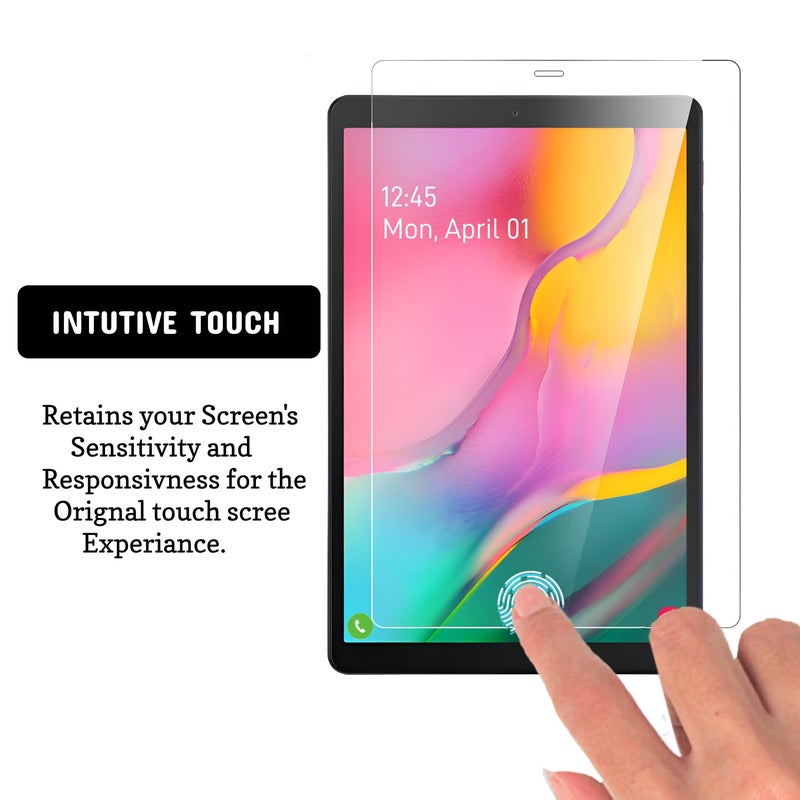 SPCORE Samsung Tab A 10.1 (2019) Tempered Glass | Screen Protector Tempered Glass for Samsung Galaxy Tab A 10.1 inch (2019) (SM-T510 / SM-T515) Transparent - Image 4