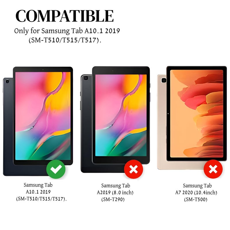 SPCORE Samsung Tab A 10.1 (2019) Tempered Glass | Screen Protector Tempered Glass for Samsung Galaxy Tab A 10.1 inch (2019) (SM-T510 / SM-T515) Transparent - Image 2