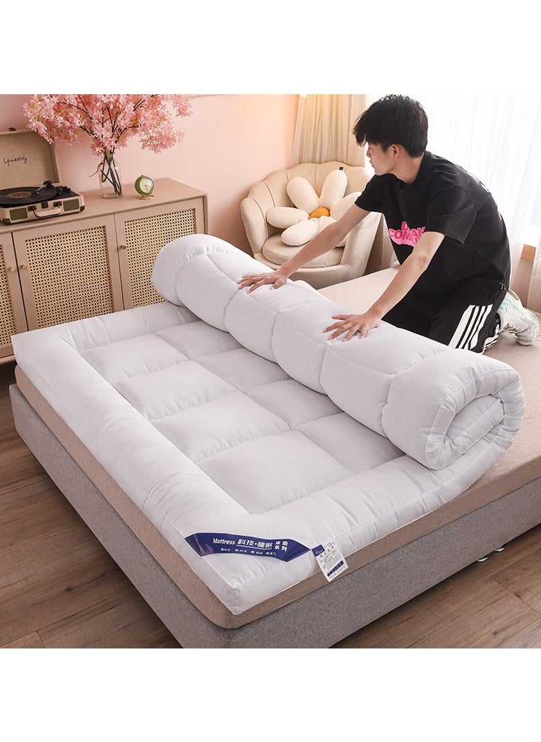DubaiGallery - Full Mattress Pad / Cotton Quilted Fitted Cooling Mattress Topper with Soft Snow Down Alternative Fill, Breathable Mattress Protector - Image 1