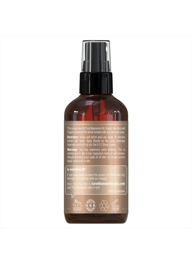 Seven Minerals Anti-hair Loss Magnesium Spray for Men and Women, 4 Oz  - Image 3