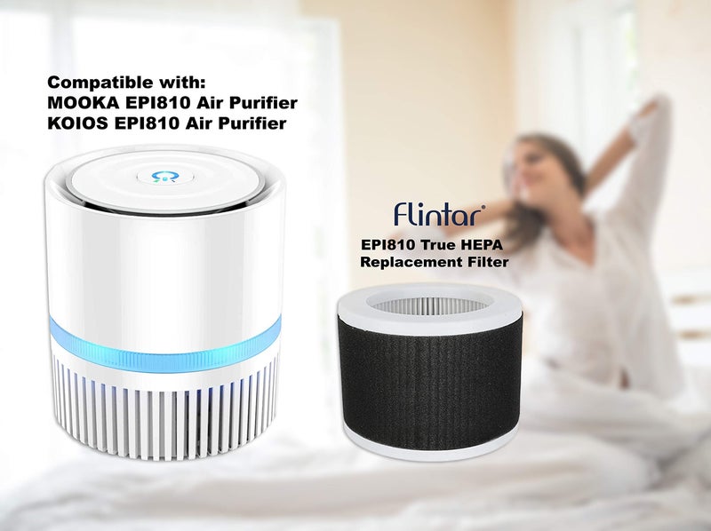 Flintar EPI810 Replacement Filter, Compatible with KOIOS and MOOKA EPI810 Air Purifier, 3-Stage H13 Grade Filtration, 2-Pack - Image 2