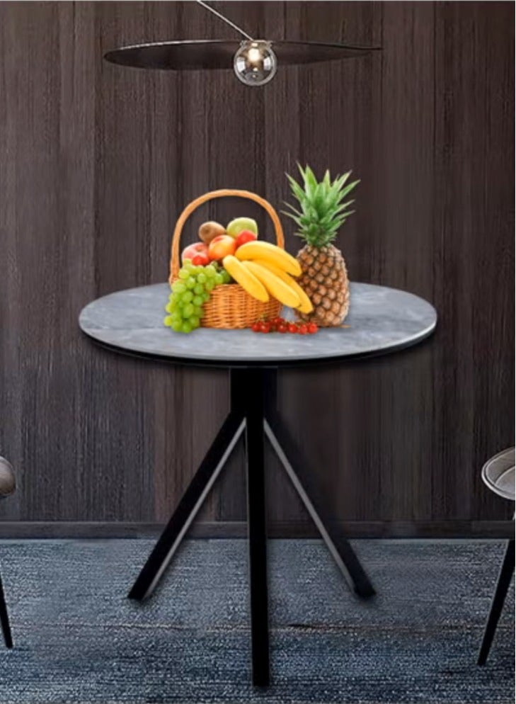 طاولة طعام سيراميك حديثة 80*80*75 سم - Image 1