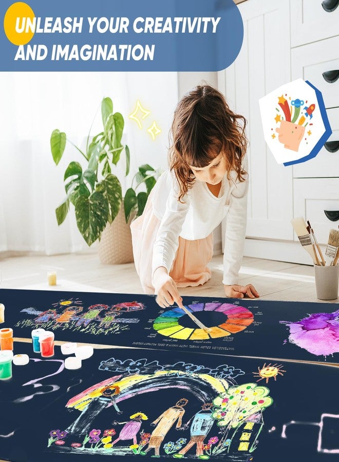 Donyang Navy Blue Wrapping Paper, Poster Bulletin Board Paper Roll 15"x450", Solid Color Art Kraft Craft Paper, Boy Birthday Wrapping Paper, Father's Day Bouquet Flower Gift Wrap for Men Dad Him - Image 4