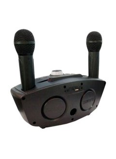 SDRD Karaoke Machine Portable Speaker Bluetooth Karaoke Speaker with Dual Wireless Mic for Kids and Adults – Wireless Speaker for Indoor and Outdoor Party, Birthday – SD-306  - Image 3