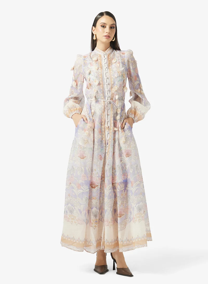 Khizana Printed A-line Dress