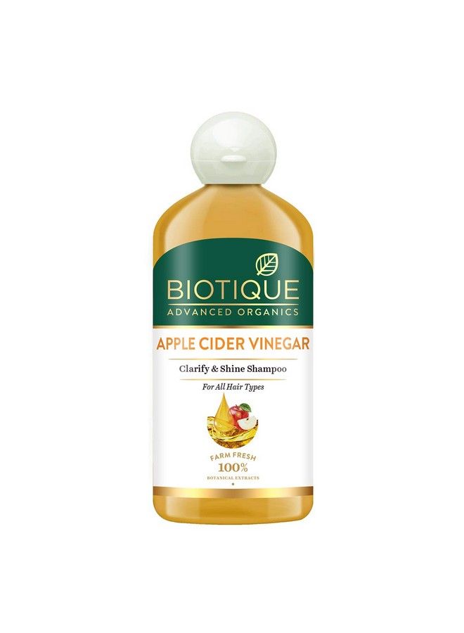 Biotique Apple Cider Vinegar Hair Shampoo For All Hair Types 300Ml (Pack Of 2) - Image 2