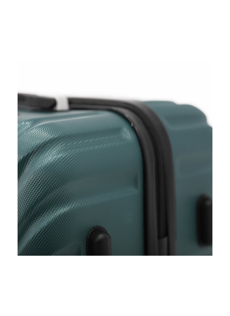 DILIXI Hardside Luggage Trolley Bag 3 Pieces Set,Green (S-20",M-24",L-28")  - Image 4